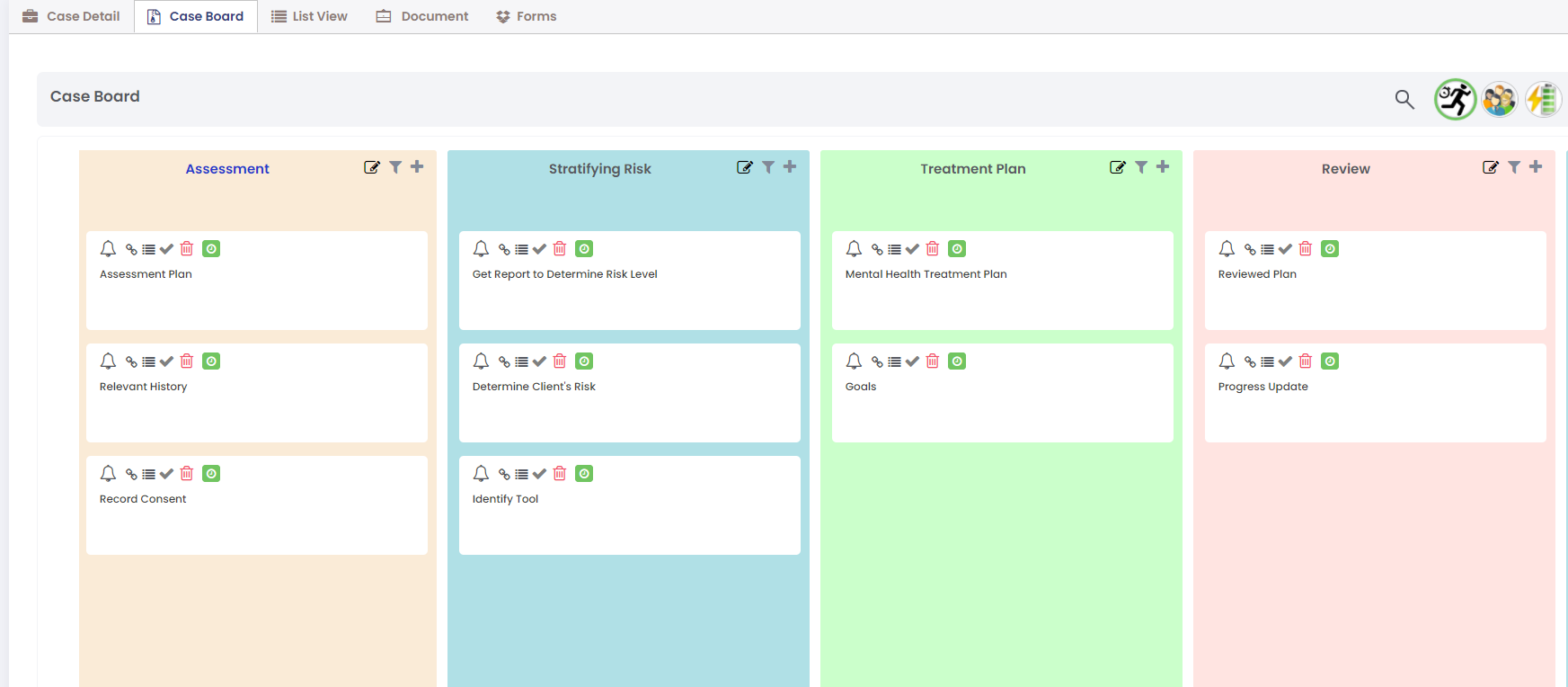 Case Board Overview – PlanStreet